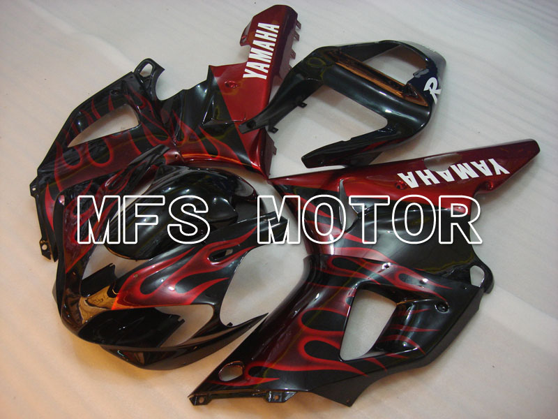 Yamaha YZF-R1 2000-2001 Injection ABS Carénage - Flame - Noir rouge - MFS3267