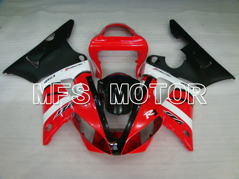 Yamaha YZF-R1 2000-2001 Injection ABS Fairing - Factory Style - Black Red - MFS3271
