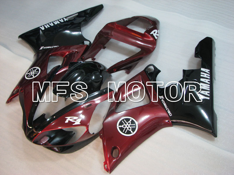 Yamaha YZF-R1 2000-2001 Injection ABS Fairing - Factory Style - Black Red - MFS3280