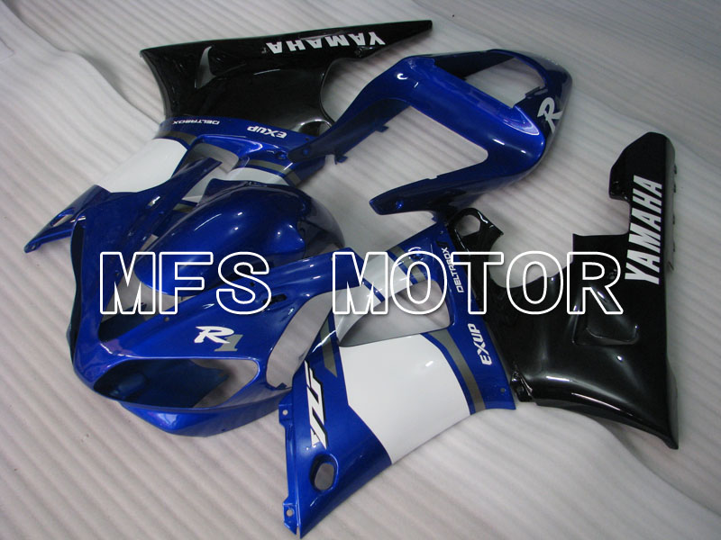 Yamaha YZF-R1 2000-2001 Injektion ABS Verkleidung - Fabrik Style - Blau Schwarz - MFS3288