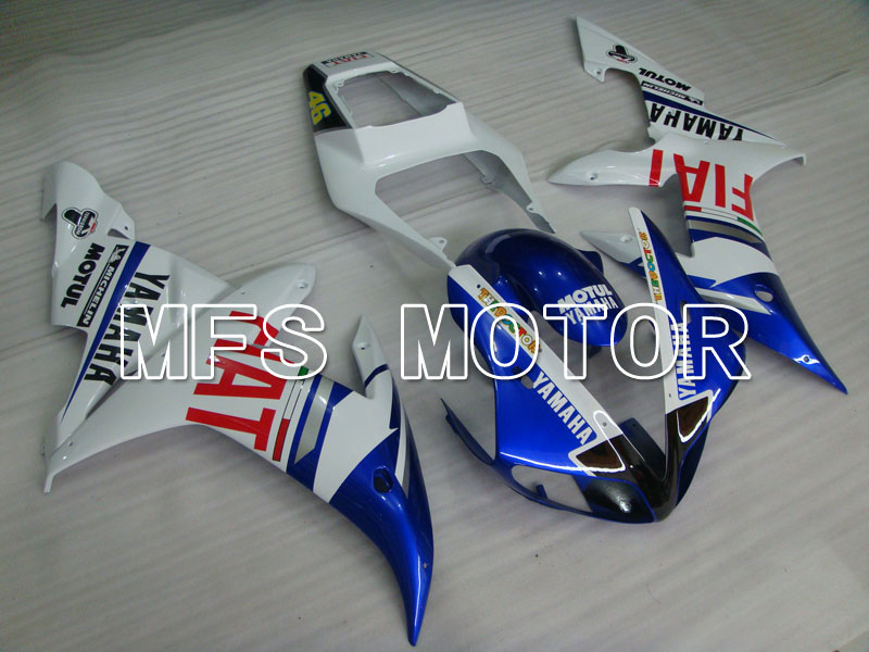 Yamaha YZF-R1 2002-2003 Injection ABS Carénage - FIAT - Bleu blanc - MFS3295