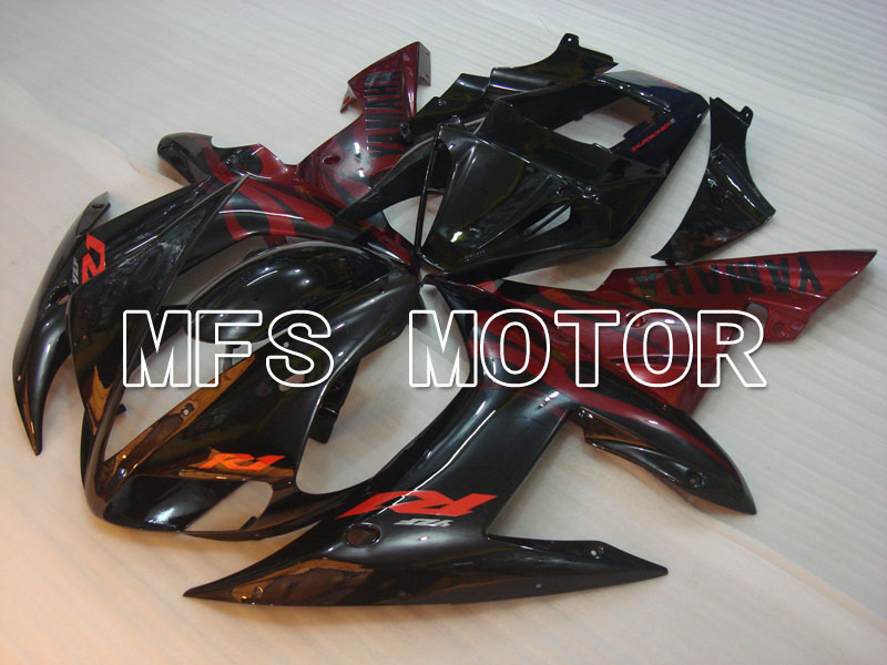 Yamaha YZF-R1 2002-2003 Injection ABS Fairing - Factory Style - Black Red - MFS3297