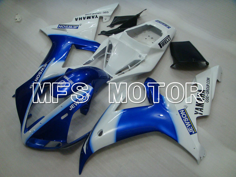Yamaha YZF-R1 2002-2003 Carenado ABS de inyección - JEWSON - Azul Blanco - MFS3298