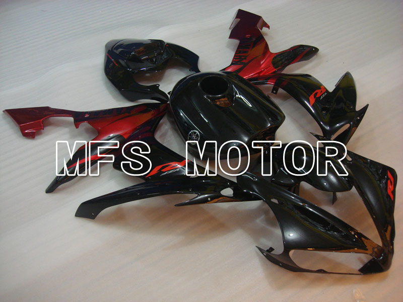 Yamaha YZF-R1 2004-2006 Injection ABS Fairing - Factory Style - Black Red - MFS3308
