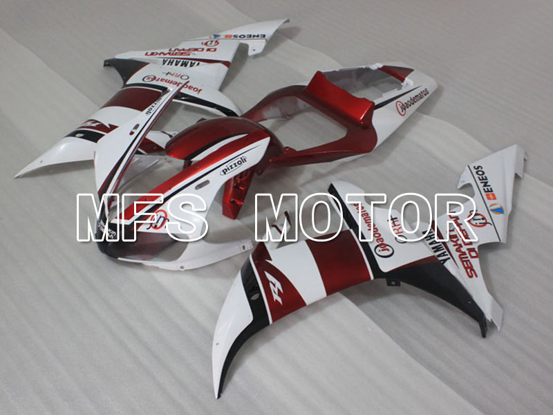 Yamaha YZF-R1 2002-2003 Injection ABS Fairing - ENEOS - Red wine color White - MFS3343