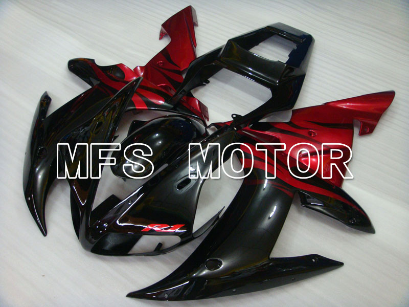 Yamaha YZF-R1 2002-2003 Injection ABS Fairing - Factory Style - Black Red wine color - MFS3352
