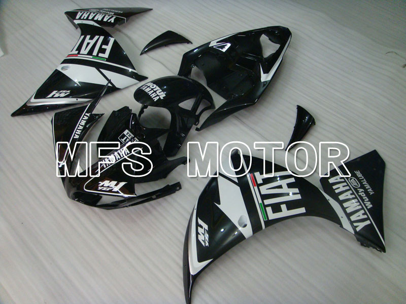 Yamaha YZF-R1 2009-2011 Injection ABS Fairing - FIAT - Black White - MFS3377