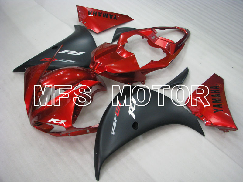 Yamaha YZF-R1 2009-2011 Injection ABS Fairing - Factory Style - Black Red wine color - MFS3396