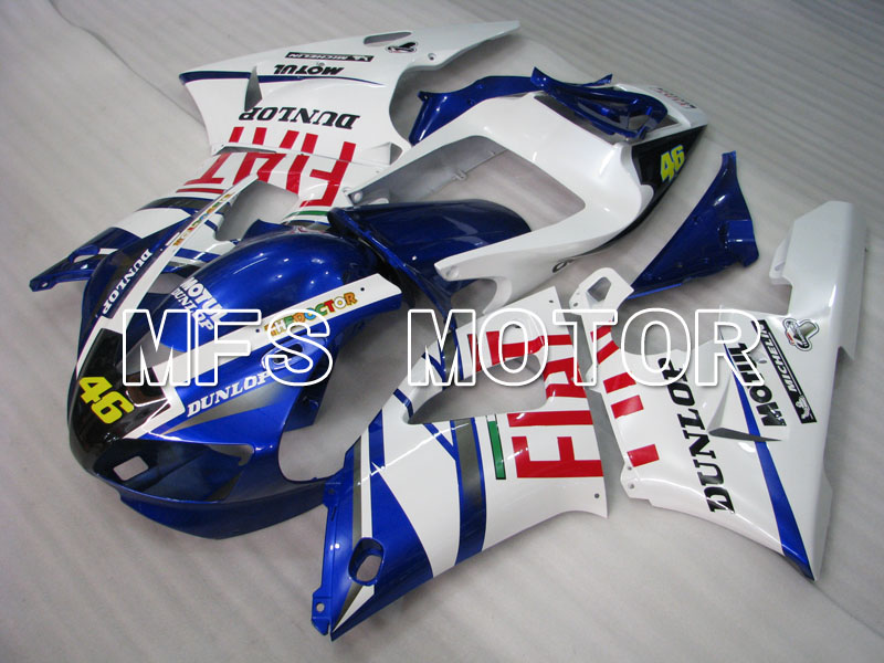 Yamaha YZF-R1 1998-1999 Injection ABS Fairing - FIAT - Blue White - MFS3407