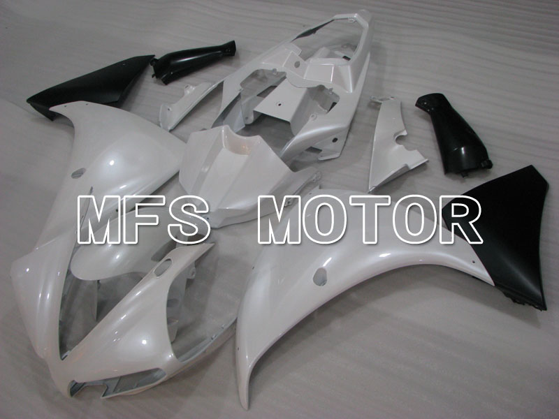 Yamaha YZF-R1 2009-2011 Injection ABS Carénage - Usine Style - Noir Pearl blanc - MFS3408