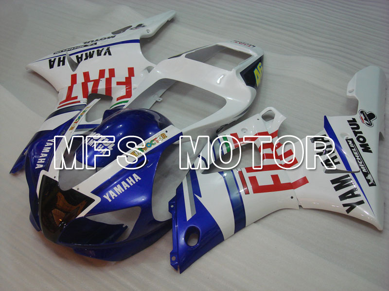 Yamaha YZF-R1 1998-1999 Injection ABS Fairing - FIAT - Blue White - MFS3409