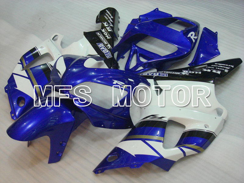Yamaha YZF-R1 1998-1999 Carenado ABS de inyección - Fábrica Style - Azul Blanco - MFS3418