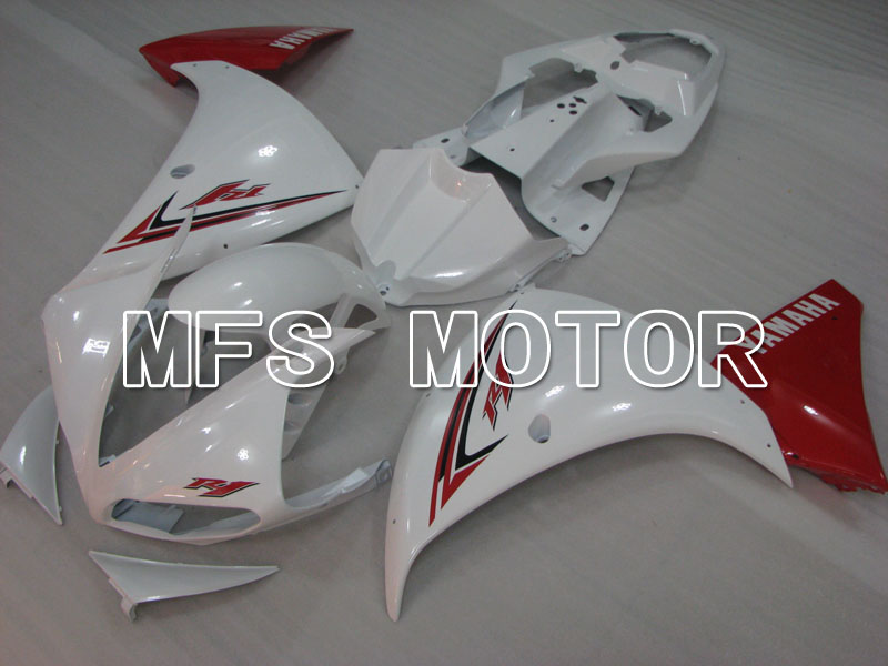 Yamaha YZF-R1 2009-2011 Carenado ABS de inyección - Fábrica Style - rojo Blanco - MFS3428
