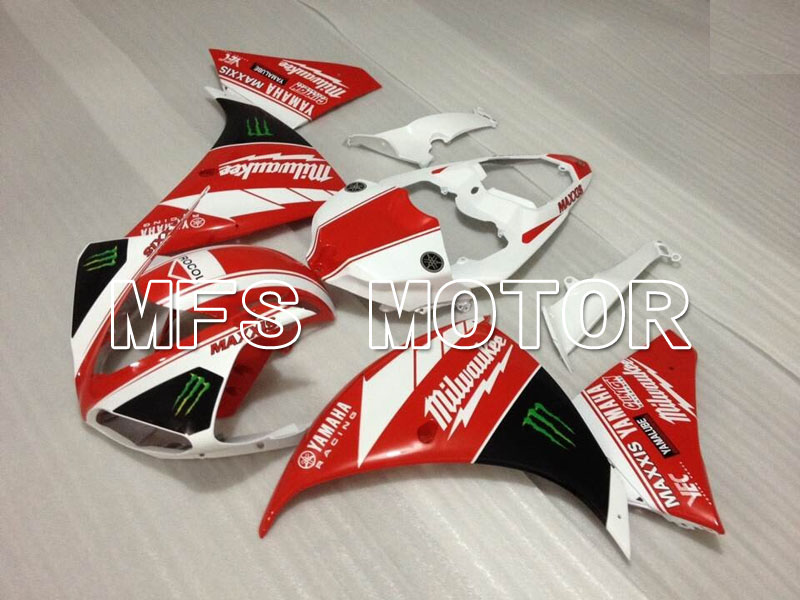 Yamaha YZF-R1 2009-2011 Injection ABS Carénage - Monster - rouge blanc - MFS3436