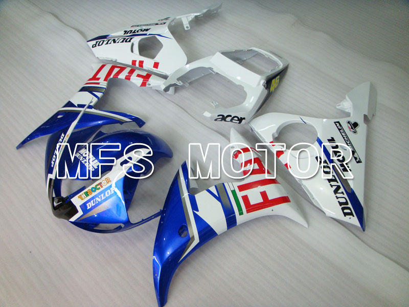 Yamaha YZF-R6 2003-2004 Injection ABS Fairing - FIAT - Blue White - MFS3476