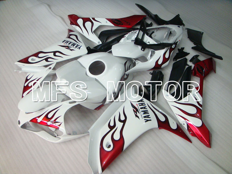 Yamaha YZF-R1 2007-2008 Injection ABS Fairing - Factory Style - White Red - MFS3482