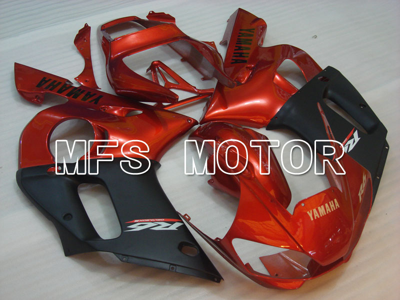Yamaha YZF-R6 1998-2002 Injection ABS Fairing - Factory Style - Black Red wine color - MFS3507