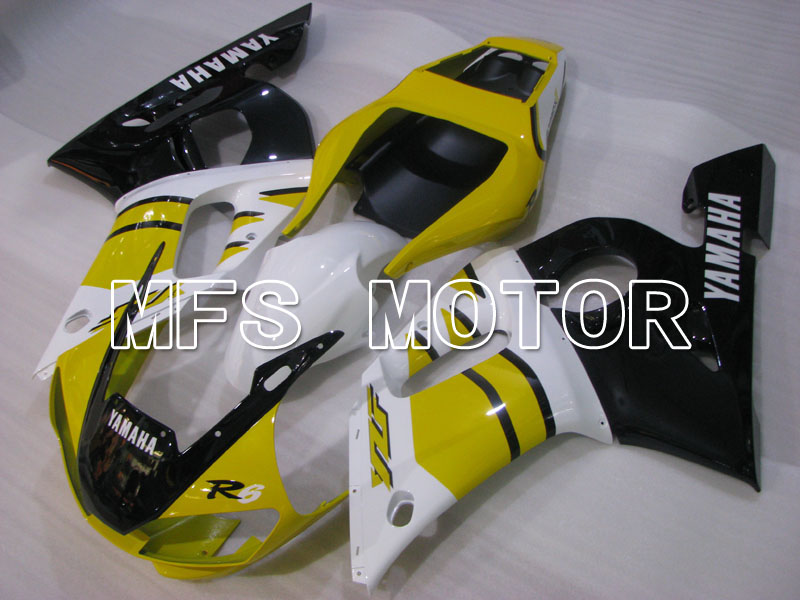 Yamaha YZF-R6 1998-2002 Injection ABS Fairing - Factory Style - Black White Yellow - MFS3511