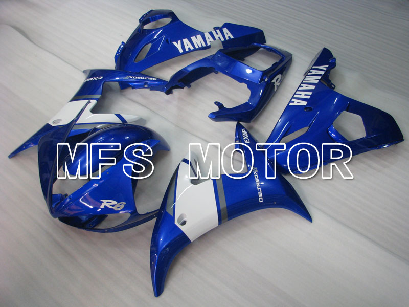 Yamaha YZF-R6 2003-2004 Injection ABS Fairing - Factory Style - Blue White - MFS3528