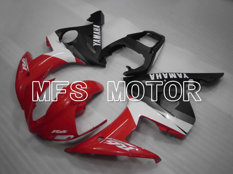 Yamaha YZF-R6 2003-2004 Injection ABS Fairing - Factory Style - Red Black - MFS3566