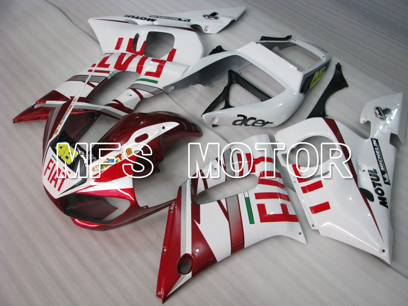 Yamaha YZF-R6 1998-2002 Injection ABS Fairing - FIAT - Red White - MFS3571