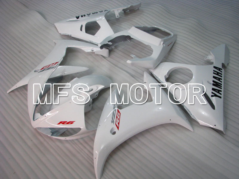 Yamaha YZF-R6 2003-2004 Injection ABS Fairing - Factory Style - White - MFS3575
