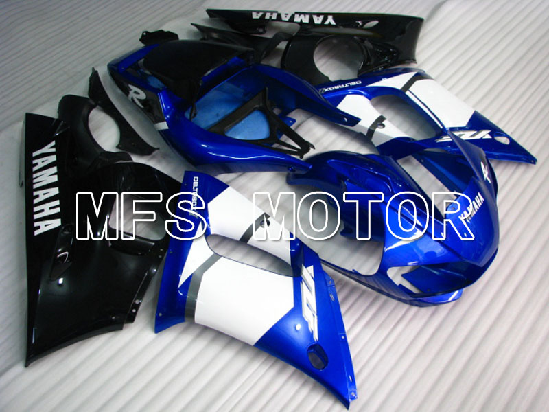 Yamaha YZF-R6 1998-2002 Carenado ABS de inyección - Fábrica Style - Azul Blanco - MFS3580