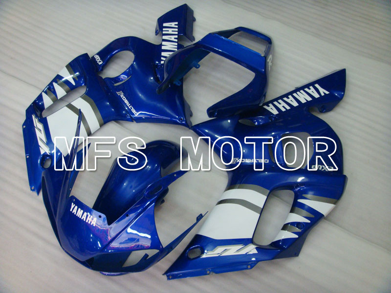 Yamaha YZF-R6 1998-2002 Carenado ABS de inyección - Fábrica Style - Azul Blanco - MFS3585