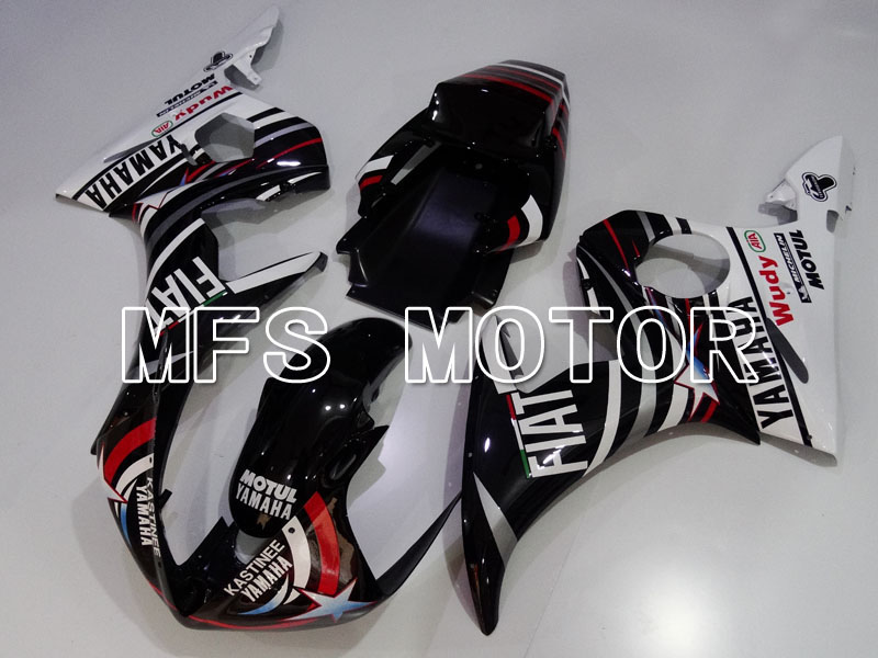 Yamaha YZF-R6 2003-2004 Injection ABS Fairing - FIAT - White Black - MFS3630