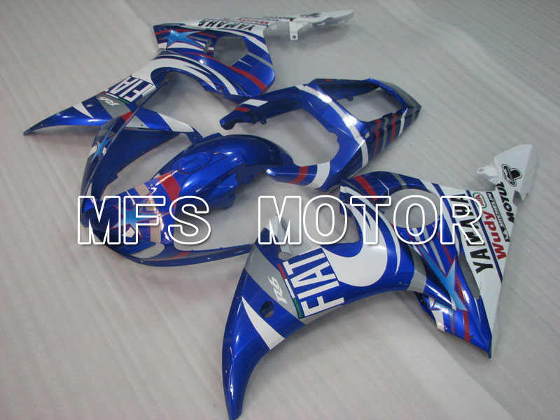 Yamaha YZF-R6 2003-2004 Injection ABS Fairing - FIAT - Blue White - MFS3635