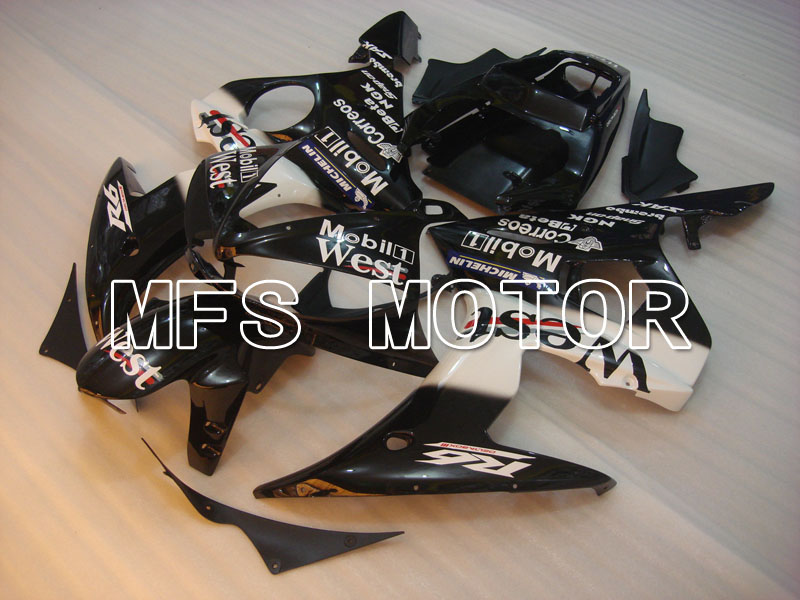 Yamaha YZF-R6 2005 Injection ABS Fairing - West - White Black - MFS3649