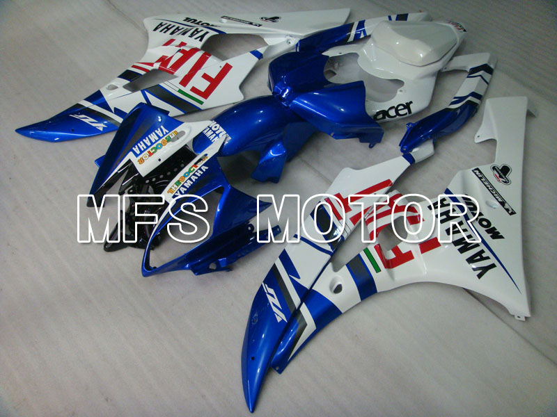 Yamaha YZF-R6 2006-2007 Injection ABS Fairing - FIAT - Blue White - MFS3689