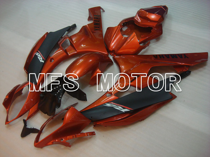 Yamaha YZF-R6 2006-2007 Injection ABS Fairing - Factory Style - Red wine color Black - MFS3702