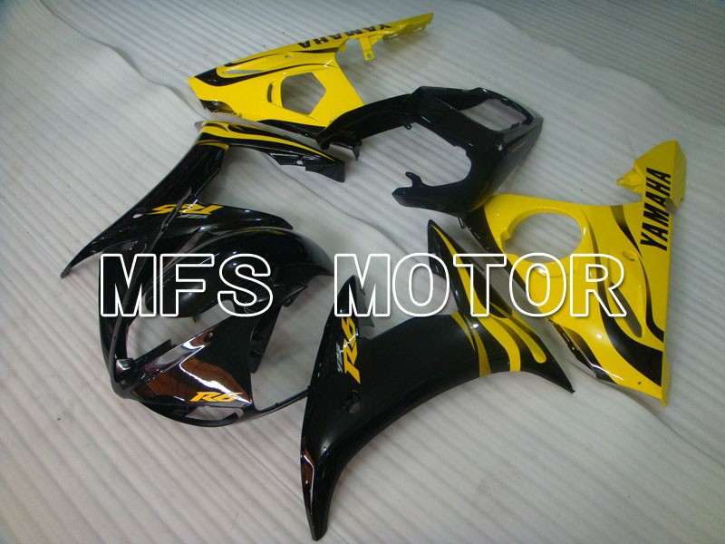 Yamaha YZF-R6 2005 Carenado ABS de inyección - Fábrica Style - Amarillo Negro - MFS3711