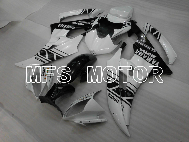 Yamaha YZF-R6 2006-2007 Injection ABS Fairing - Others - Black White - MFS3748