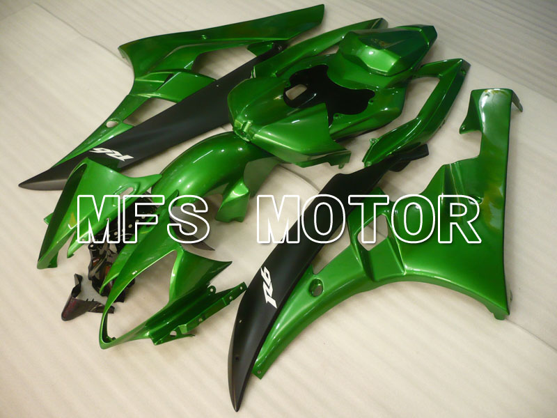 Yamaha YZF-R6 2006-2007 Injection ABS Fairing - Factory Style - Green Black Matte - MFS3765