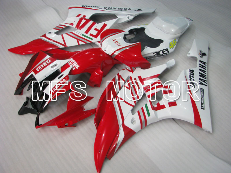 Yamaha YZF-R6 2006-2007 Injection ABS Fairing - FIAT - Red White - MFS3781