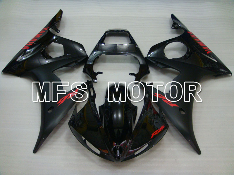 Yamaha YZF-R6 2005 Injection ABS Fairing - Factory Style - Black Matte - MFS3784