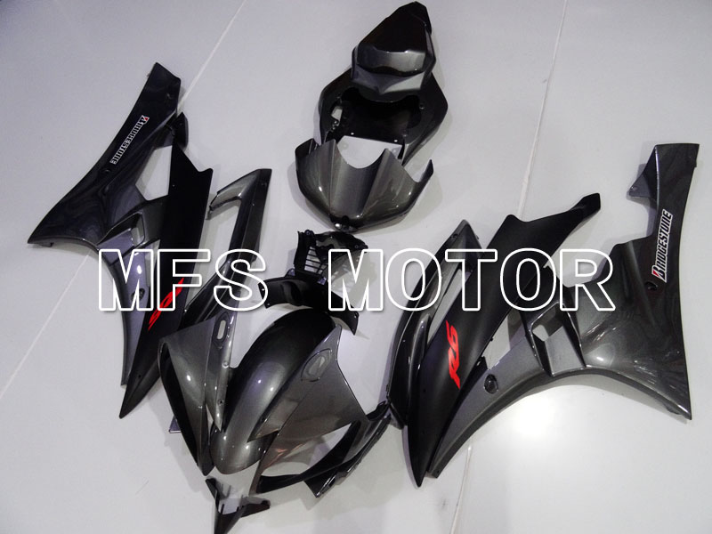 Yamaha YZF-R6 2006-2007 Injection ABS Fairing - Factory Style - Silver Black Matte - MFS3839