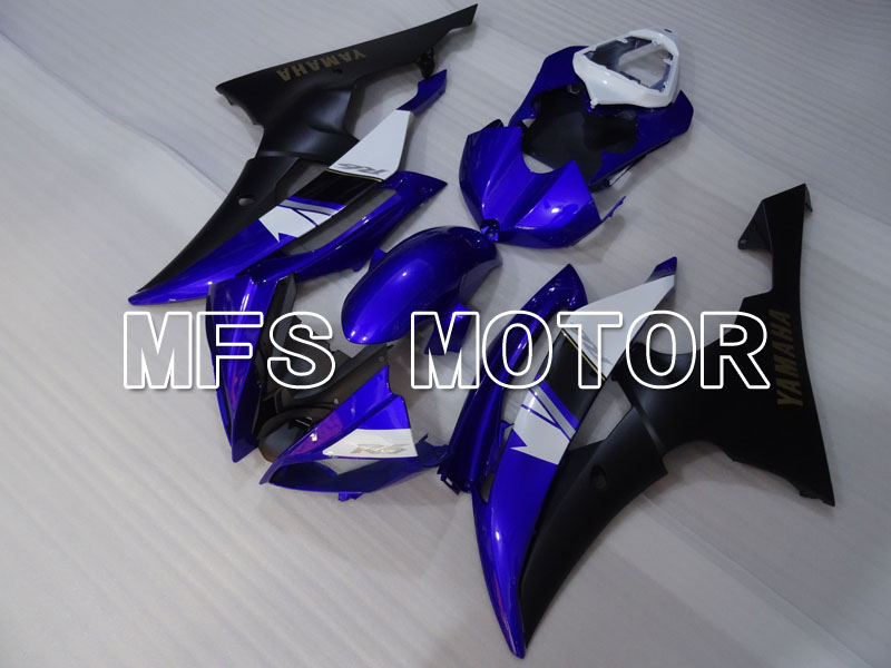 Yamaha YZF-R6 2008-2016 Carenado ABS de inyección - Fábrica Style - Azul Negro - MFS3847