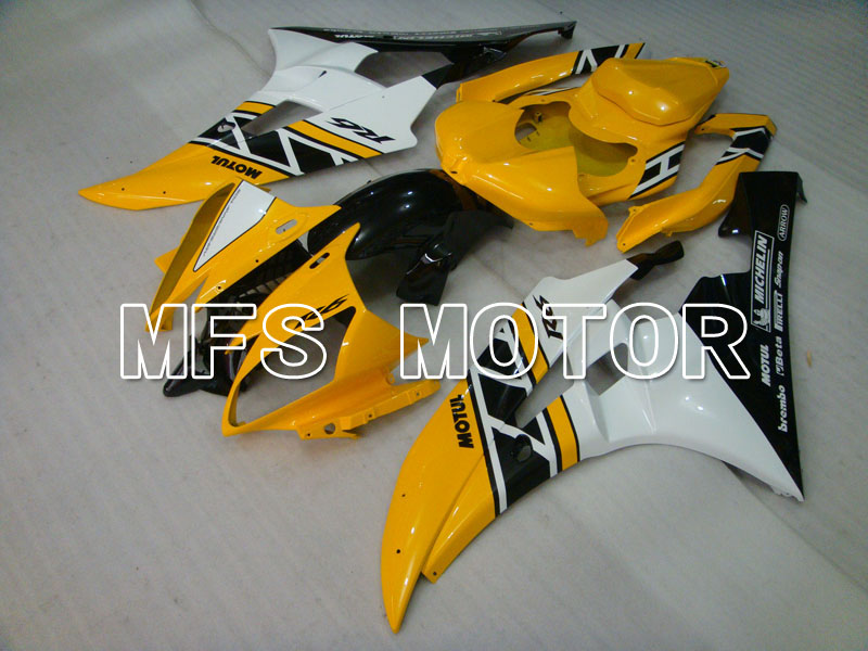 Yamaha YZF-R6 2006-2007 Injection ABS Fairing - MOTUL - Yellow Black - MFS3868