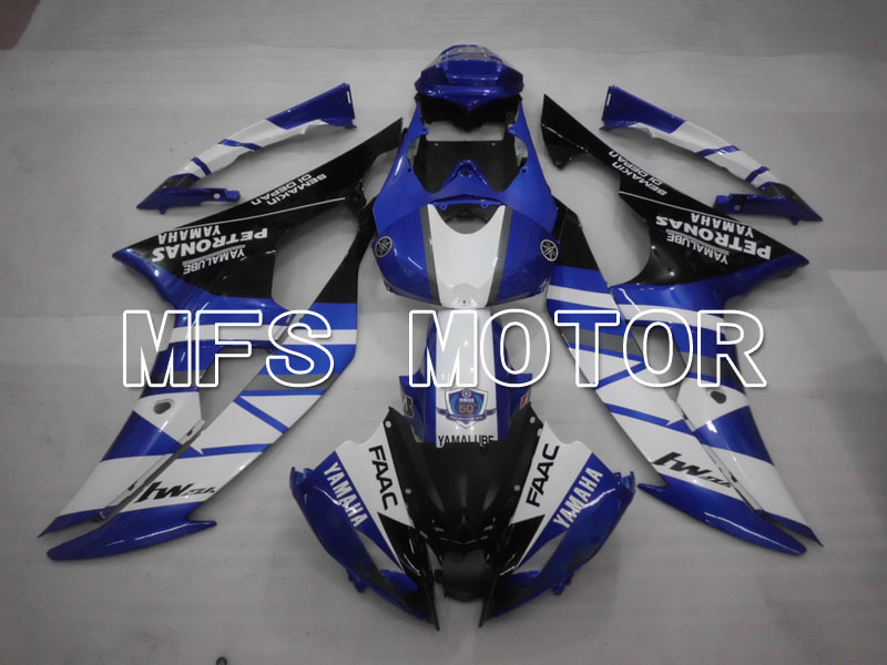 Yamaha YZF-R6 2008-2016 Carenado ABS de inyección - PETRONAS - Azul Blanco - MFS3880