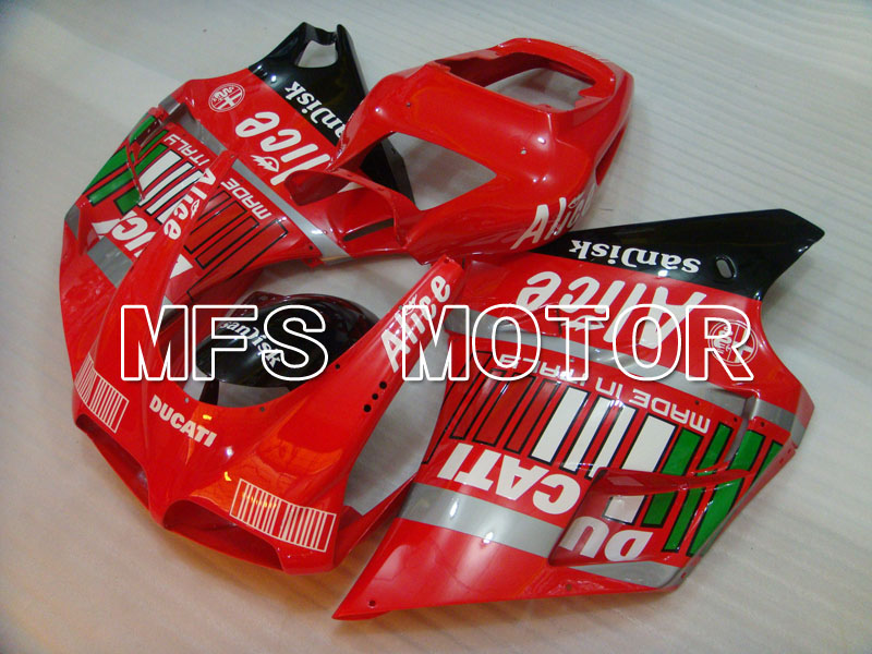 Ducati 748 / 998 / 996 1994-2002 Injection ABS Carénage - Alice - Noir rouge - MFS3885