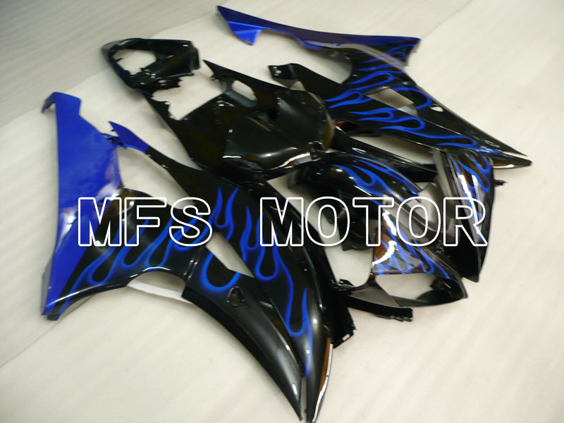 Yamaha YZF-R6 2008-2016 Carenado ABS de inyección - Flame - Azul Negro - MFS3886