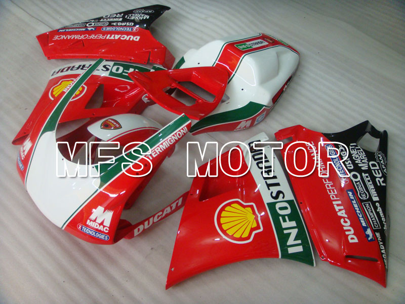 Ducati 748 / 998 / 996 1994-2002 Injection ABS Carénage - INFO STRADA - rouge - MFS3908