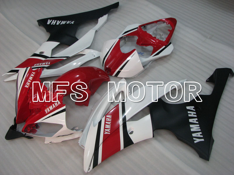 Yamaha YZF-R6 2008-2016 Injektion ABS Verkleidung - Fabrik Style - rot Weiß - MFS3921