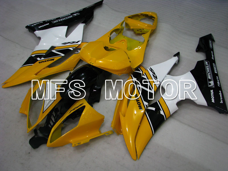 Yamaha YZF-R6 2008-2016 Injection ABS Fairing - Factory Style - White Yellow - MFS3964