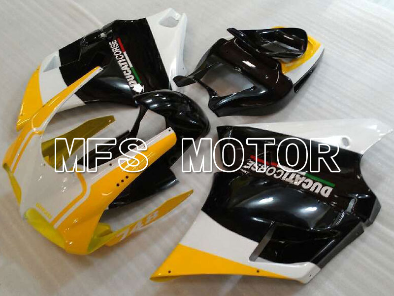Ducati 748 / 998 / 996 1994-2002 Injection ABS Fairing - Factory Style - Black Yellow - MFS3968
