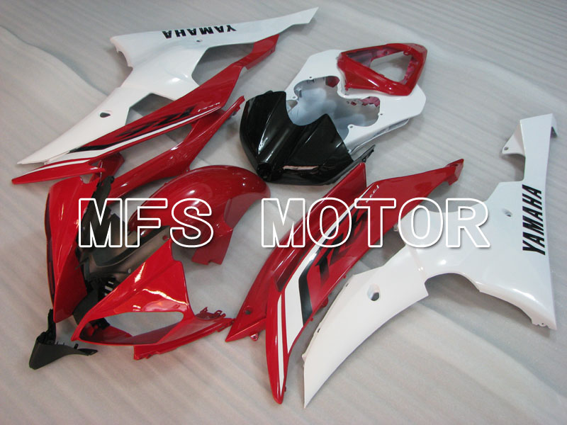 Yamaha YZF-R6 2008-2016 Injektion ABS Verkleidung - Fabrik Style - rot Weiß - MFS3976