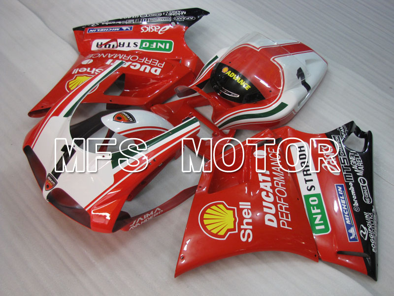 Ducati 748 / 998 / 996 1994-2002 Injection ABS Carénage - Performance - rouge blanc - MFS3977